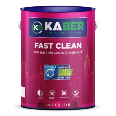 Sơn nội thất lau trùi hiệu quả fast clean