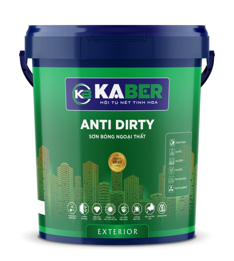 Sơn bóng ngoại thất Anti Dirty