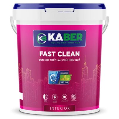 Sơn nội thất lau trùi hiệu quả fast clean